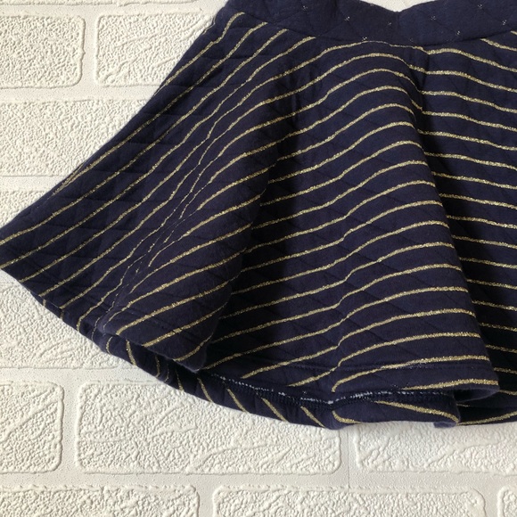 NWT Gymboree Gold Stripe Skater Skirt - Picture 2 of 3